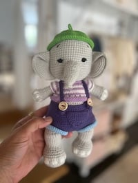 Image 3 of 🐘🧢Oliver Oakley Crochet Elephant