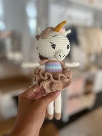 Image 3 of 🦄✨Celeste Twinkle Crochet Unicorn