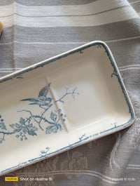 Image 3 of Porte savon en faience de Gien, Mésanges 