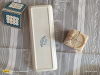 Image 5 of Porte savon en faience de Gien, Mésanges 