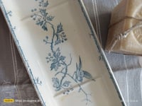 Image 7 of Porte savon en faience de Gien, Mésanges 