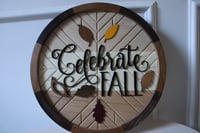 Image 2 of Fall Wooden Wall Art