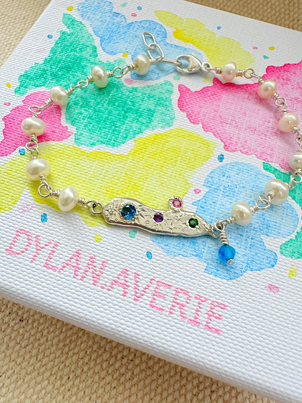 Image of Cosmic Belt Pearl Bracelet