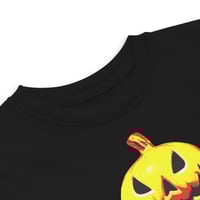 Image 8 of Toddler jersey t-shirt - Jack O Lantern Vintage Red-Yellow