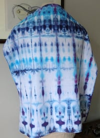 Image 6 of Blue Folds - Ice Dyed Bandana - Free Shipping