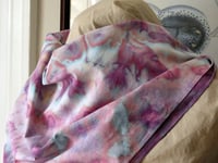 Image 4 of Diagonal Fold - Ice Dyed Bandana - Free Shipping