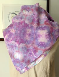 Image 6 of Diagonal Fold - Ice Dyed Bandana - Free Shipping