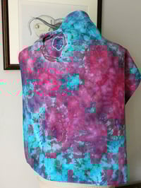 Image 7 of Electric Pink and Blue - Ice Dyed Bandana - Free Shipping