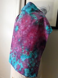 Image 8 of Electric Pink and Blue - Ice Dyed Bandana - Free Shipping