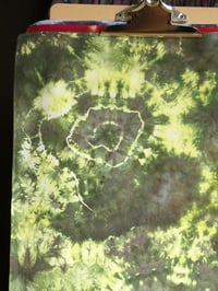 Image 2 of Green Geode Crunch - Ice Dyed Bandana - Free Shipping