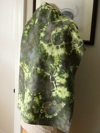Image 9 of Green Geode Crunch - Ice Dyed Bandana - Free Shipping