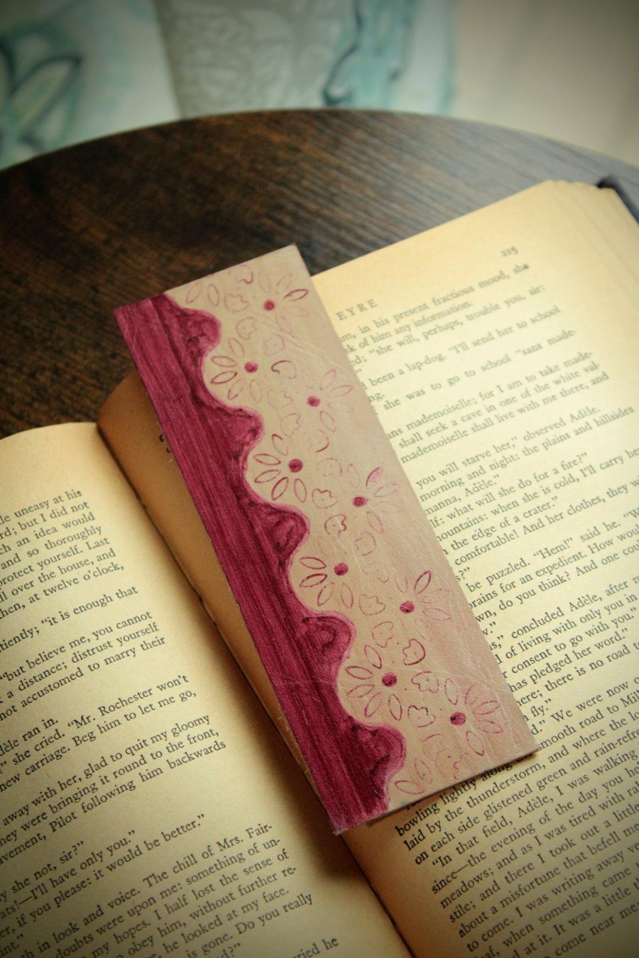Image of Leather Bookmark #17