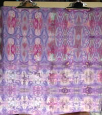 Image 1 of Psychedelic Melt - Ice Dyed Bandana - Free Shipping
