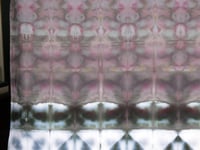 Image 2 of White Triangles - Ice Dyed Bandana - Free Shipping