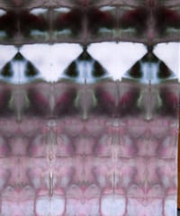 Image 3 of White Triangles - Ice Dyed Bandana - Free Shipping