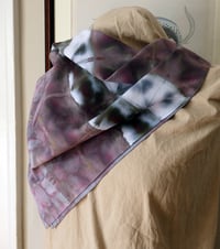 Image 4 of White Triangles - Ice Dyed Bandana - Free Shipping