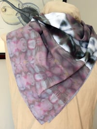 Image 5 of White Triangles - Ice Dyed Bandana - Free Shipping