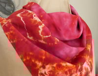 Image 5 of Red Geode - Ice Dyed Bandana - Free Shipping