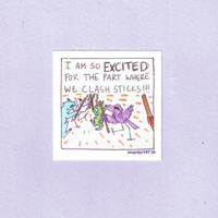 Morris Stick Dance Sticker