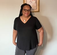 Image 1 of V neck tops