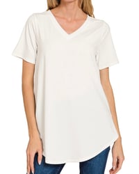 Image 2 of V neck tops