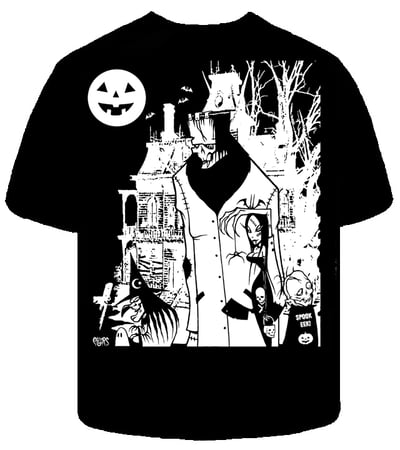Image of HAUNTED HOUSE Mens shirt- lg last shirt 