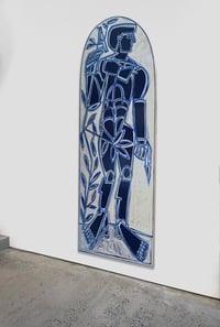 Image 2 of "Adam In Blue and White" by America Martin