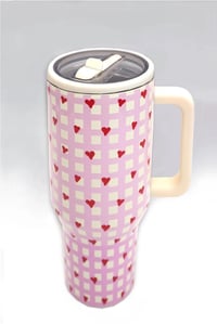 Image 9 of Leak-Proof 40oz Tumbler with Straw