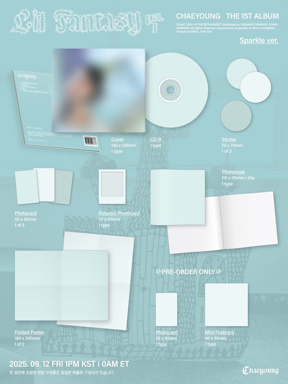 Image of Twice Chaeyoung ‘LIL FANTASY - Vol. 1’ (Sparkle Ver.)