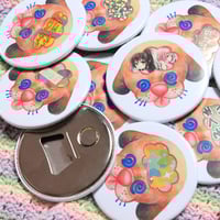 Image 3 of Stupid dog magnet + bottle opener