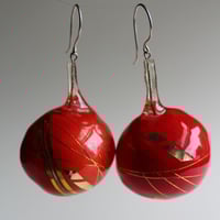 Image 1 of Kyoto Red earrings