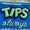 Tipping Sign