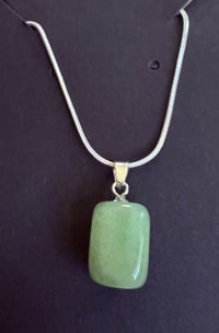 Green Adventurine Pendant - Strength, Confidence & Happiness