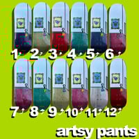 Image 2 of "Artsy Pants" Fingerboard Deck