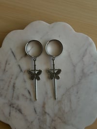 Image 2 of Ophelia Butterfly Swords (Silver)