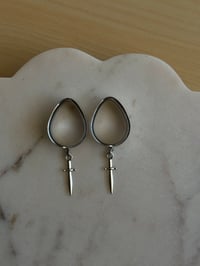 Image 1 of Dagger Dangles (Silver)