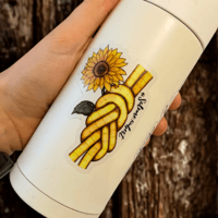 Image 2 of Sunflower eight knot - transparent sticker