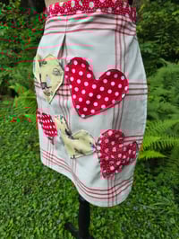 Image 4 of Egg Gathering Half Apron in 100% Cotton