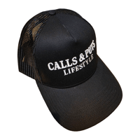 Image 3 of CALLS & PUTS LIFESTYLE CAP -WHITE/BLACK