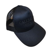Image 4 of CALLS & PUTS LIFESTYLE CAP - TRIPLE BLACK