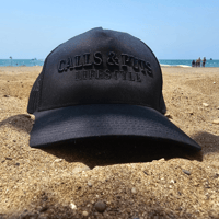 Image 3 of CALLS & PUTS LIFESTYLE CAP - TRIPLE BLACK