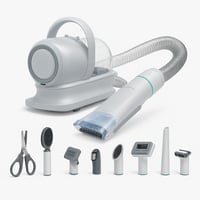 Image 1 of Pet Grooming Kit with Vacuum – 6-in-1 Professional Hair Removal for Dogs & Cats