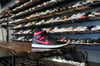 Air Jordan I (1) Mid "Black/Siren Red" WMNS