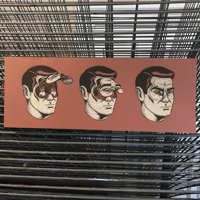 Image 4 of Head Trip - screen print (manilla and red stock)