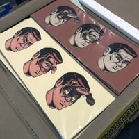 Image 5 of Head Trip - screen print (manilla and red stock)