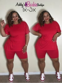 Red Short Set (1x-3x)