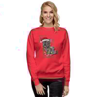 Image 13 of Frenchie Xmas Lights Crewneck