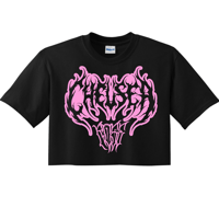 Image 1 of CHELSEA ROSE CROP TEE