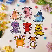 Image 2 of Cartoon Dogs Vinyl Stickers