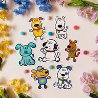 Image 3 of Cartoon Dogs Vinyl Stickers